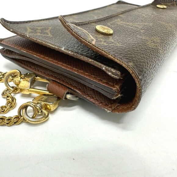 LOUIS VUITTON Portefeuille-Accordeon With Chain Long Wallet - Picture 5 of 14